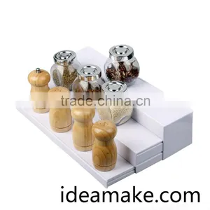 2015 New Products Space Saving Durable Expandable 3 Tiers Spice Organizer for Kitchen Rack Ideamake Patented thumbnail-1