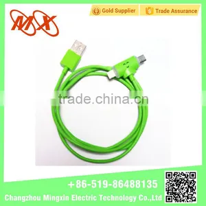 Colourful TPE Protector for Apple IPhone /samsung Micro USB Cable OEM Charging Cable thumbnail-2