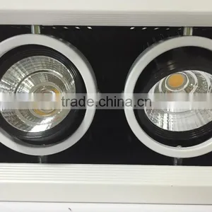 2X5W Square Recessed Grille Light Ceiling Light 10w Ceilling for Hotel thumbnail-2
