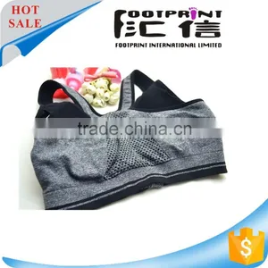 Fitness Ladies H-shaped Sports Zipper Bra Underwear Wholesale thumbnail-3
