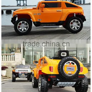 License Kids Car Hummer HX Ride on Car With Four Wheel Suspension Car for Toy Two Doors Open HL188 thumbnail-3