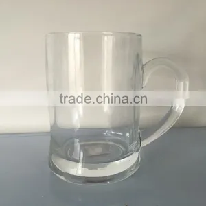 600ml Glass Beer Mug With Handle thumbnail-1