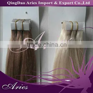 Real Chinese Virgin Cuticle Hair Hand Made Tape Human Hair thumbnail-1