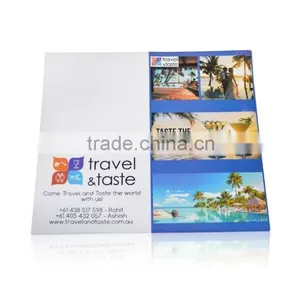 CMYK Printing PVC Ticket Holder With Two Clear Pocket thumbnail-5