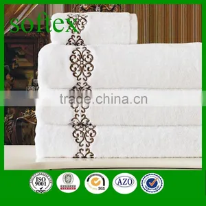 White Color Combed Cotton Terry Hotel Towel thumbnail-1