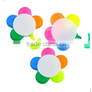 Novelty 5 in 1 Multi Colored Highlighter Pen for Students Award thumbnail-2
