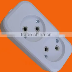European Style 2 Pin Power Socket (E8002) thumbnail-1