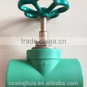 2016 High Quality Green Color Ppr Stop Valve With Plastic Handle and Aluminium Handle thumbnail-4