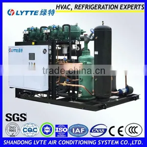 JZBBLGF Series Low Temperature Air Cooled Screw Compressor Racks for Freezer Room Storage thumbnail-1
