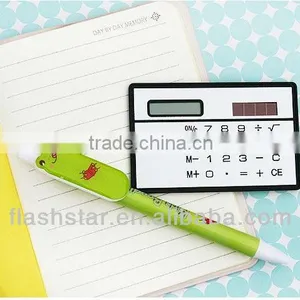 New Design Creative Mini Promotional Solar Card Calculator thumbnail-1