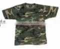 100% Cotton Military Camouflage Man T-shirt thumbnail-1