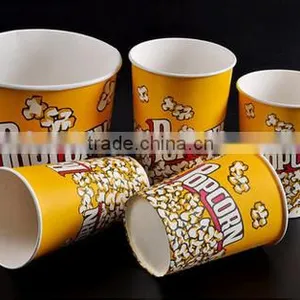 Wholesale Cardboard Laminating 32oz/46oz/64oz/85oz Popcorn Bucket thumbnail-5