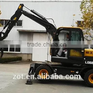 SDLG Made 6tons Wheel Excavator ZE906W Cheap for Exporting thumbnail-5