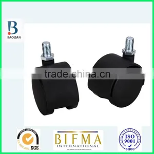 2016 Fine 50mm Conventional Plate Nylon Furniture Caster Wheels thumbnail-6