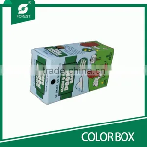 LARGE RECTANGLE SHAPE CORRUGATED COLOR BOXES FOR DOODIE BAGS PACKAGING WITH PANTONE COLORS thumbnail-5
