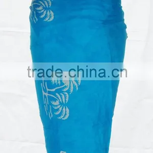 Wholesale Sarong Customized Design Silk Screen Printting Sarong thumbnail-1