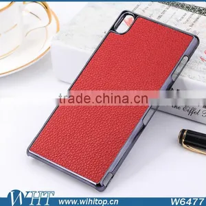 Express Hot Sale PC Back Cover for Sony Z3 Case, Chrome Leather Case for Xperia Z3 thumbnail-1