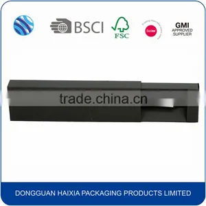 Cutom Logo Different Design Pen Packaging Box Black Drawer Box thumbnail-1
