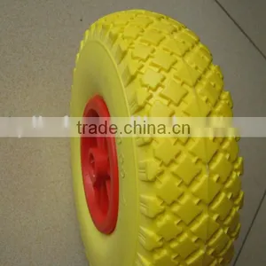 Wholesale 4.00-8 PU Foam Wheel Air Wheel Solid Wheel for Wheelbarrow Quality Choice thumbnail-2