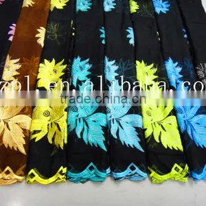 African Muslim Scarf for Women/embroidered Silk Scarf/embroidered Silk Scarf(TJ0176) thumbnail-1