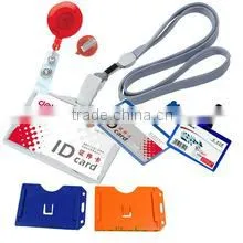 Custom Cheap Plastic Hard Card Holder Lanyard, Name Card Holder, Business Card Holder Lnayard thumbnail-3