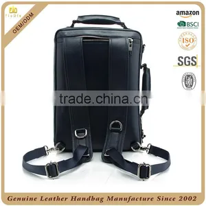 Guangzhou Factory OEM Cowhide Oily Leather Mens Travel Bag Duffel Bag Custom Waterproof Leather Backpack for Men thumbnail-6