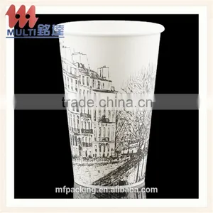 Paper Cup Hot Selling High Quality Customer Logo Printed Disposable Cup Fan Supplier's Choice thumbnail-1