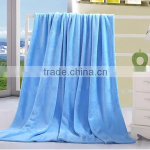 100% Polyester Solid Color Flannel Blaket for Adult thumbnail-4