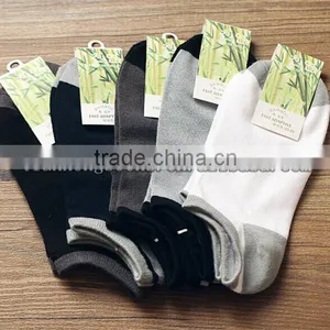 2016 Hot Sale Fashion Bamboo Cotton Loafer Low Cut Socks Men thumbnail-6