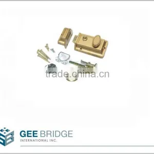 0110003 Die Cast Housing Security Door Rim Night Latch Lock thumbnail-1