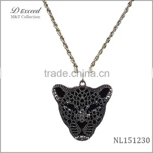 New Design Wild Cheetah Design Women Jewelry Necklace For Women thumbnail-1