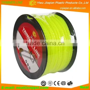 Yahu Brand Garden Products Grass Trimmer Line Spool 3LB Square Twist Shape Light Yellow Grass Cutter Nylon Trimmer Line thumbnail-1