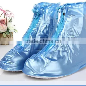 Natural Rubber Rain Boots Female Offenders Cartoon Children Overshoes Nap Inside Warm Rain Boots Quality Choice thumbnail-1
