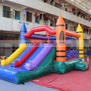 Crayon Bouncer Inflatable Commercial Inflatable Jumping Bouncer Castle for Sale thumbnail-1