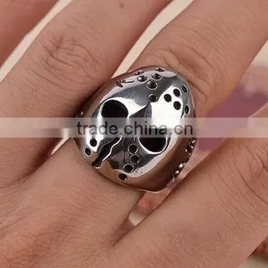 Fashion Forward Skull Titanium Steel Ring Man Ring Personality Punk Ring thumbnail-6