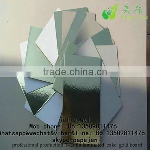 1.5mm Golden Decorative Cake Boards/2mm Golden Cakeboards thumbnail-3