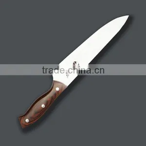 CUSTOM HANDMADE STAINLESS STEEL CHEF KNIFE thumbnail-1