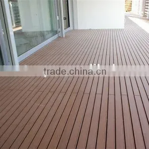 Outdoor WPC Easy to Install Composite Square Wood Tiles thumbnail-1