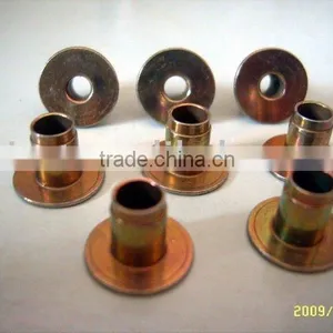 Flat Head Tubular Rivet, Steel Step Rivet, Hollow Rivet With Plating Color thumbnail-1