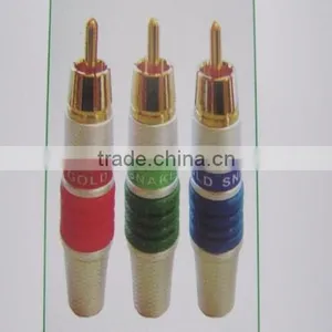 RCA PLUG GOLD, RCA CONNECTOR thumbnail-3