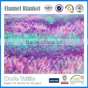 Promotional Flower Printed Flannel Fleece and Coral Fleece Blanket With Cheap Price thumbnail-5