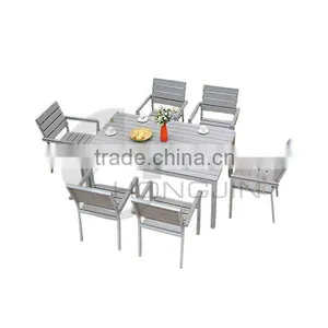 Grey WPC Outdoor Furniture Dining Sets thumbnail-1