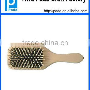 Paddle Cushion Hair Brush,massage Hair Brush,professional Wooden Hair Brush thumbnail-1