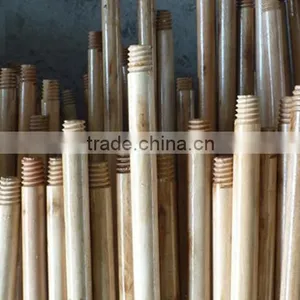 Cheap Widely Use Single Color Varnished Wooden Broom Stick thumbnail-1
