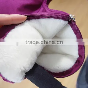 Kids Baby Pram Stroller Accessory Plush Hand Muff Waterproof Gloves Warmer Winter Gift thumbnail-3