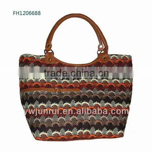 Ladies Weaving Tote Bag thumbnail-1