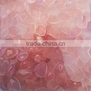 Rose Quartz Crystal Pendulum Tear Beads for Sale thumbnail-4