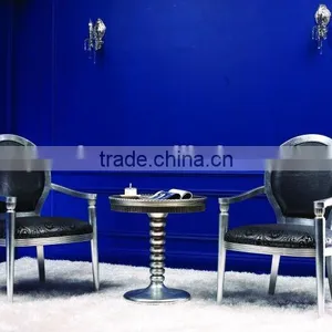Royal Luxury European Style Bedroom/Living Room Furniture Sets Lounge Chairs, Small Tea Table thumbnail-5