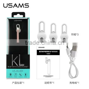 USAMS Bluetooth Earphone Mini Wireless Earphones With Microphone Stereo Earphone For Iphone Samsung HTC thumbnail-6