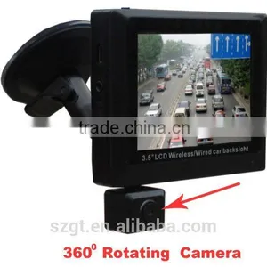 3.5 Inch Digital Car Black Box Car Rear-view thumbnail-1